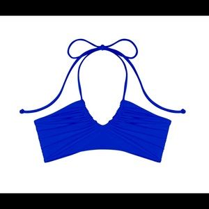 Mikoh Kaiko Ruched Halter Bikini Top